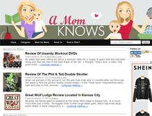 Tablet Screenshot of amomknows.com